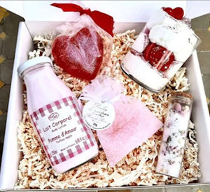 Coffret St Valentin pomme d'amour